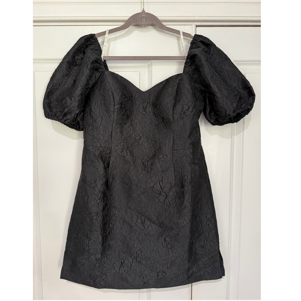 NWT Lilly Pulitzer Black Puff Sleeve Dress